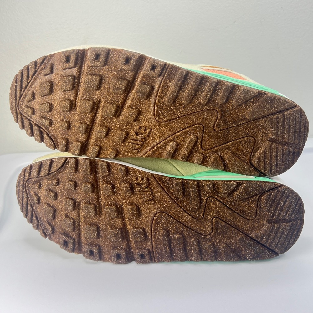 Nike Air Max 90 Happy Pineapple Coconut Milk Green Glow DC5211-100 Womens 8.5 - Picture 7 of 12